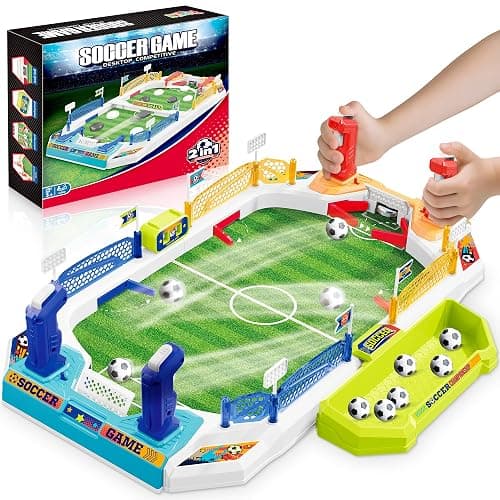 Mini Soccer Board Game for Kids, Birthday Christmas Soccer Gifts for 3 4 5 6 7 8-12 Year Old Boys, Football Table Toys, Pinball Interactive Sports Game for Indoor, Home Party, Family, Playroom, Travel - Image 1