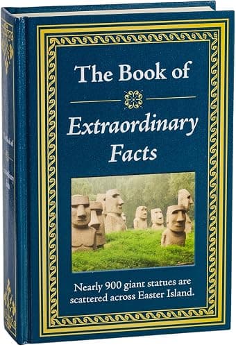 The Book of Extraordinary Facts: Big Book of Pop Culture, History, Crime & Weird Trivia | Hardcover Gift for Trivia Buffs, Curious Minds, Adults, Dad & Knowledge Seekers - Image 1