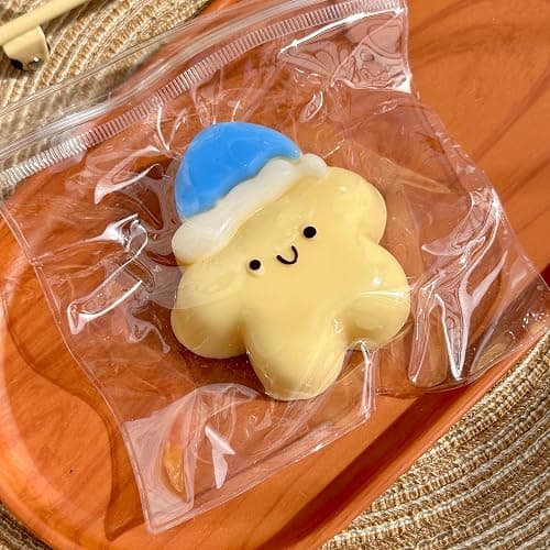 Taba Squishy Toys,Valentines Cat Paw Cute Kawaii Squeeze Toys ,Sticky Squishy Fidget Toys Silicone Squeeze Toy for Stress Relief,Cute Soft Toys,Best Valentines Gift for Anniversary (Star) - Image 1