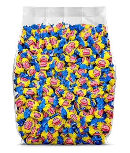 Bubble Gum Bulk Candy - 100 Pieces of Individually Wrapped Bubble Gum DubbleBubble Candy Bag - Bulk Chewing Gum Candy for Parties and Events - 100 Pieces - Image 1