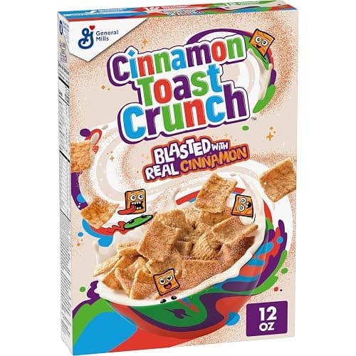 Cinnamon Toast Crunch Breakfast Cereal, Crispy Cinnamon Cereal, 12 oz | 16g Whole Grain, Good Source of Calcium, 12 Vitamins & Minerals, No High-Fructose Corn Syrup or Artificial Flavors - Image 1