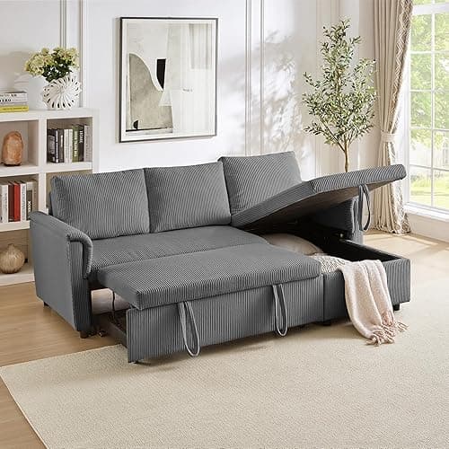 Reversible Sectional Sofa with Storage
