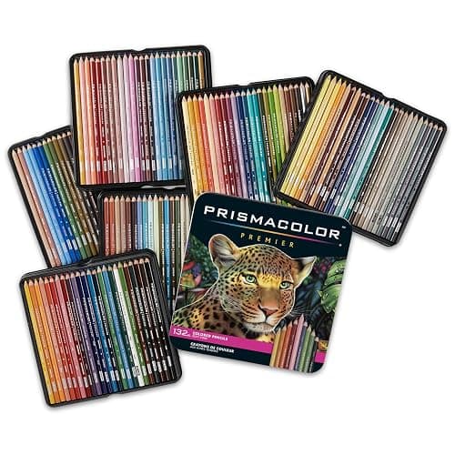 Prismacolor Premier Colored Pencils, Soft Core, Assorted Colors, 132 Count - Durable, Vibrant, Ultra-Smooth, Adult Coloring, Drawing, Sketching, Arts & Crafts - Image 1