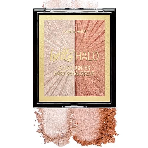 Wet n Wild MegaGlo Blushlighter, Blendable Blush & Highlighter Set, Shimmery Metallic Finish, Highlight Bling - Image 1