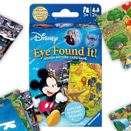 Ravensburger Eye Found It! World of Disney Card Game - Fun and Educational Spot It for Toddlers, Preschoolers, Boy and Girls Ages 3-8 - Family-Friendly for Endless Fun - Image 1