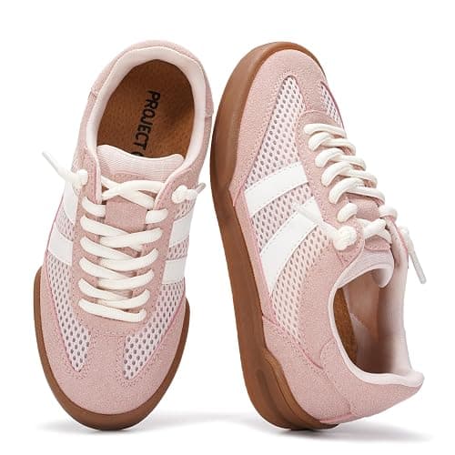 Project Cloud Leather Kids Sneakers, Shoes for Girls & Boys (Little Verdy) | Memory Foam Insole Lightweight Non Slip Outsole Easy On Design Comfortable Youth Footwear Casual Everyday Travel All Day Wear - Image 1