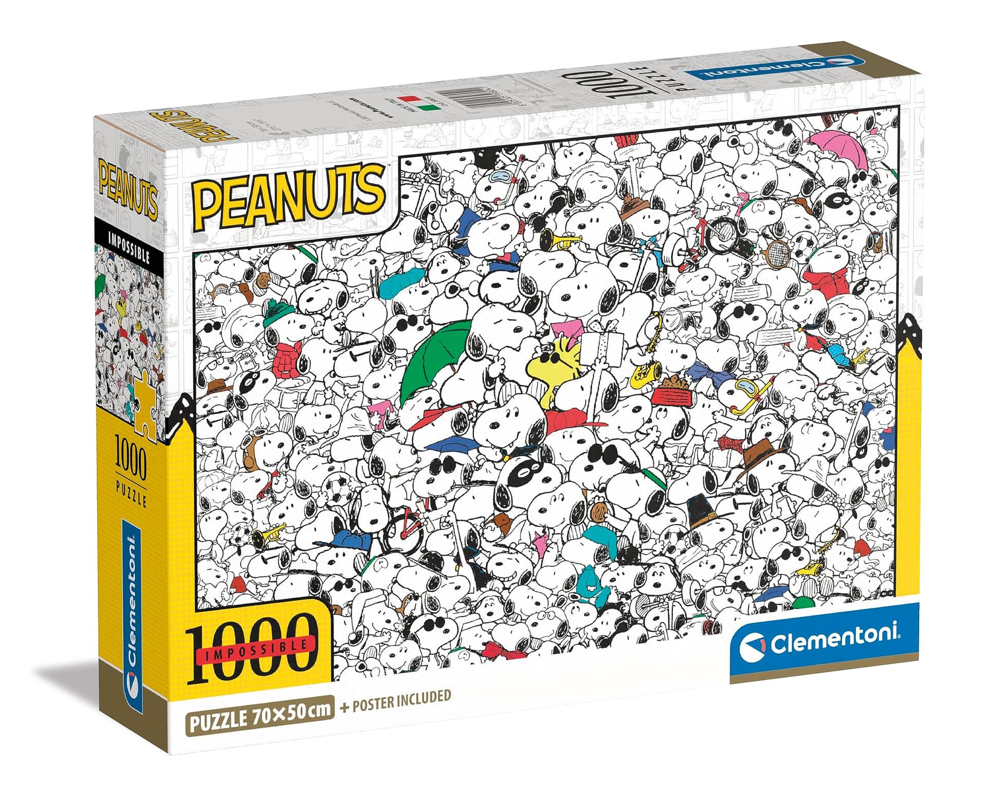 Clementoni 39804 - Cacahuetes imposibles 1000 Piezas, Rompecabezas para Adultos, Rompecabezas cómico, Hecho en Italia - Image 1