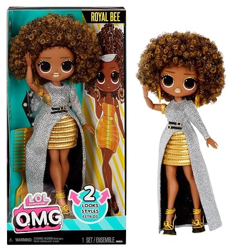 LOL Surprise OMG Royal Bee Fashion Doll with Multiple Surprises Including Transforming Fashions and Fabulous Accessories – Great Gift for Kids Ages 4+ - Image 1
