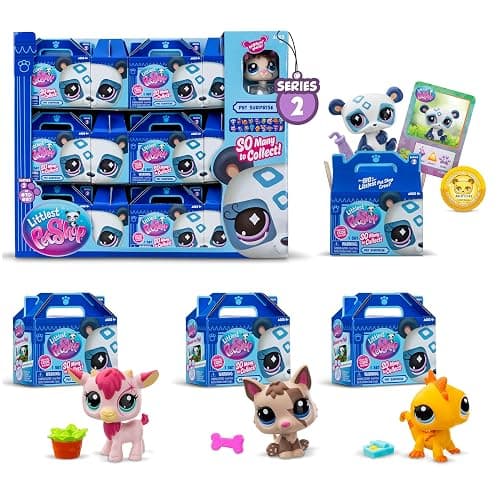 Littlest Pet Shop - Pet Surprise Display, 18 Pet Collector Set - Series 2 - LPS Gen 7, Authentic Mystery Figures, Surprise Collectible Kidult Toy, Girls, Boys, Kids, Tweens Ages 4+ - Image 1