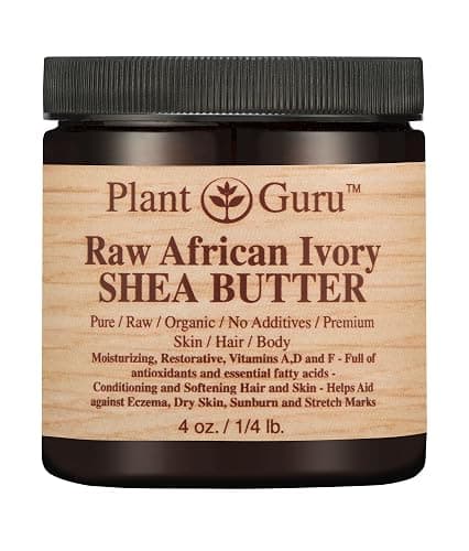 African Shea Butter Raw Unrefined 100% Pure Natural Organic Ivory Grade A - 4 oz - DIY Body Butters, Lotion, Cream, lip Balm & Soap Making Supplies, Eczema & Psoriasis Aid, Stretch Mark Product - Image 1