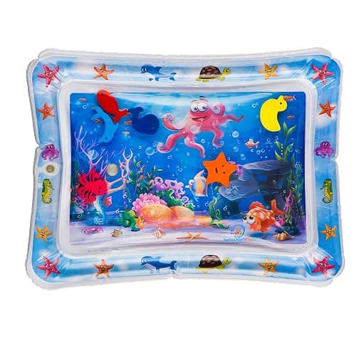 Splashin'kids Inflatable Tummy time Premium Water mat Infants and Toddlers is The Perfect Fun time Play Activity Center Your Baby's Stimulation Growth - Image 1