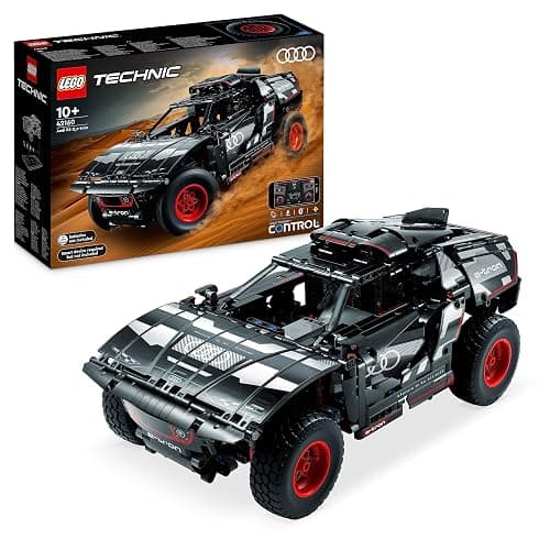 LEGO Technic Audi RS Q e-tron 42160 Advanced Building Kit for Kids Ages 10 and Up, This Remote Controlled Car Toy Features App-Controlled Steering and Makes a Great Gift for Kids Who Love Engineering - Image 1