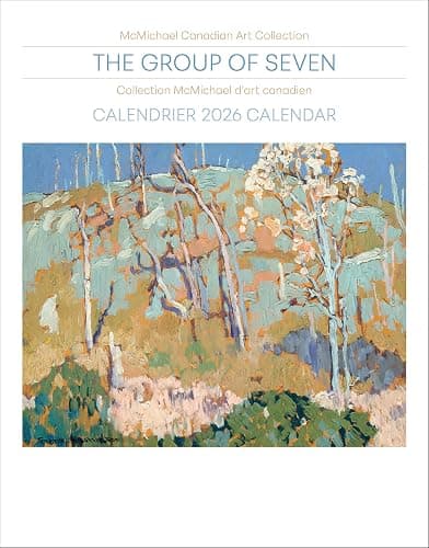 Mini Wall Calendar 2026, The Group of Seven Art, 12 Months, Grid Design Featuring 12 Artworks (English and French Edition) - Image 1