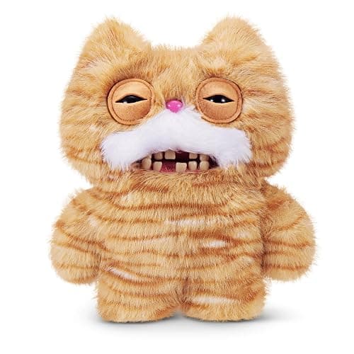 Fuggler Alley Cats 9-Inch Plush Toy (Stinkface) by ZURU – Funny Ugly Monster Stuffed Animal with Human-Like Teeth, Collectible Plush for Kids, Tweens, Teens, Adults & Cat-Loving Weirdos - Image 1
