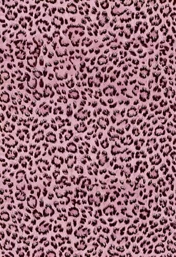 Leopard Print Peel and Stick Wallpaper, Waterproof Removable Self Adhesive Textured Wall Paper, Black and Pink Unique Funky Cheetah Contact Paper for Bedroom and Bathroom 120"X17.3"(14.4 sq. ft) - Image 1