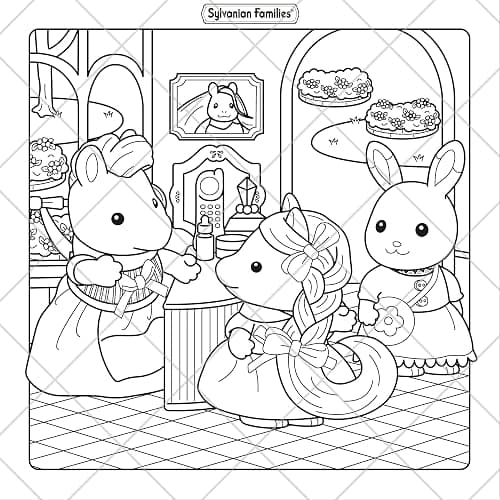 Sylvanian Families Cosy Friends: Cute and Comfy Colouring for All Ages (Sylvanian Families Cosy Colouring) - Image 1