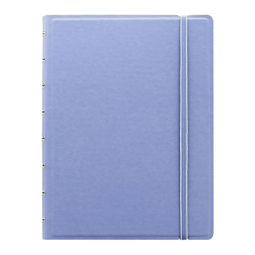 FILOFAX Refillable Pastel Notebook, A5 (8.25" x 5") Vista Blue - 112 Cream moveable pages - Index, pocket and page marker (B115051U) - Image 1