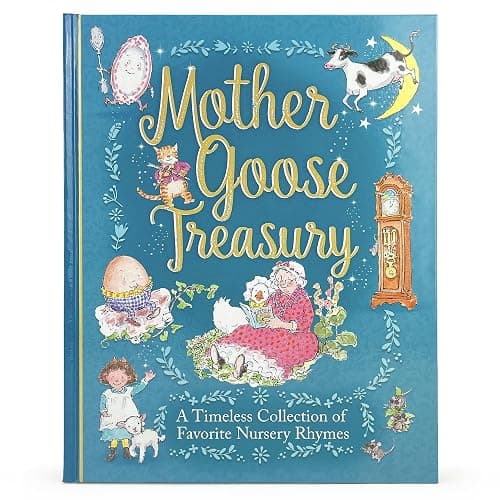 Mother Goose Treasury: A Beautiful Collection of Favorite Nursery Rhymes for Children (Hardcover Storybook Treasury) - Image 1
