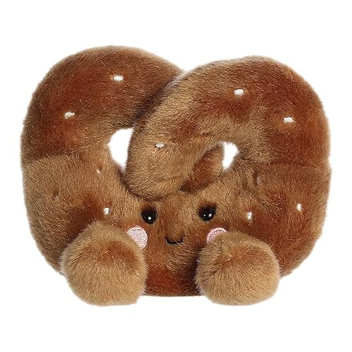 Aurora® Adorable Palm Pals™ Twist Pretzel™ Stuffed Animal - Pocket-Sized Play - Collectable Fun - Brown 5 Inches - Image 1