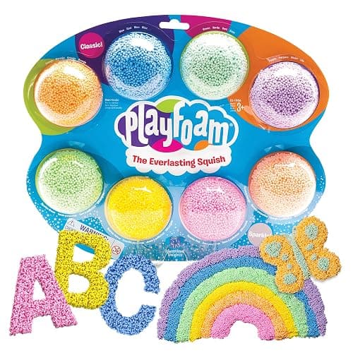 Learning Resources Playfoam (8 Pack), sensoriel ASMR, objet satisfaisant, sensorielle squishy pate a modeler, destressant enfant, mousse, Cadeau pour les enfants de 3 4 5 6 ans, garçons et filles - Image 1