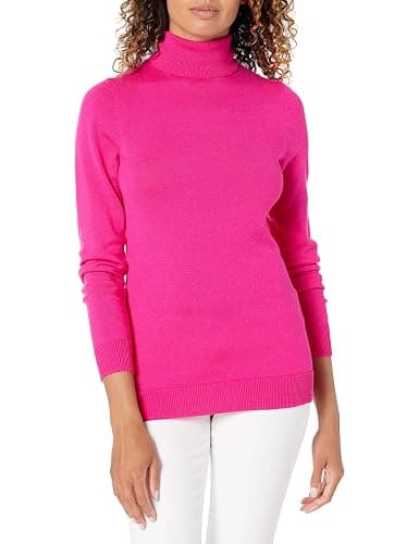 Amazon Essentials Women's Classic-Fit Lightweight Long-Sleeve Turtleneck Sweater (Available in Plus Size) - Image 1