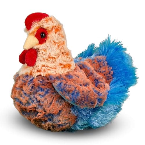 Douglas Henrietta Blue Lace Hen Chicken Plush Stuffed Animal - Image 1
