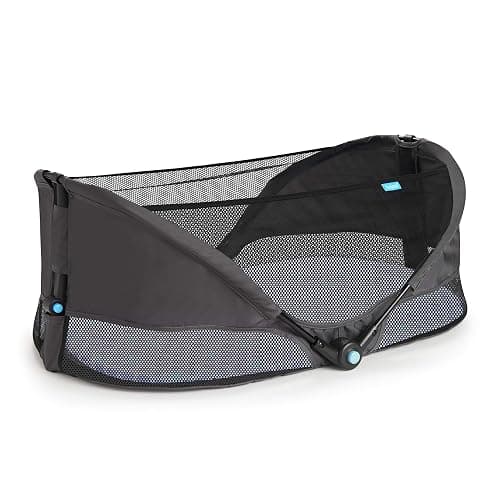 Munchkin Brica Baby Travel Pod, Infant and Baby Travel Essential for Flying and Car Travelling, Easy Setup, Portable, Grey - Image 1