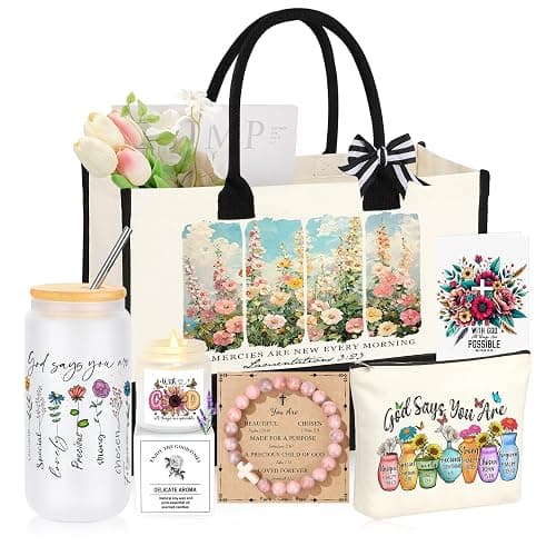 Christian Gifts for Women, Religious Faith Based Present, Best Friend Sister Mom Birthday Friendship Gifts for Women, Christmas Mothers Day Easter Thanksgiving Ideas Present - Image 1