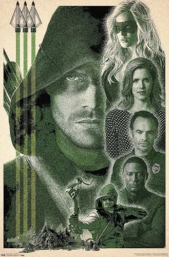 Trends International DC Comics TV - Arrow - Group Wall Poster, 22.375" x 34", Premium Unframed Version - Image 1