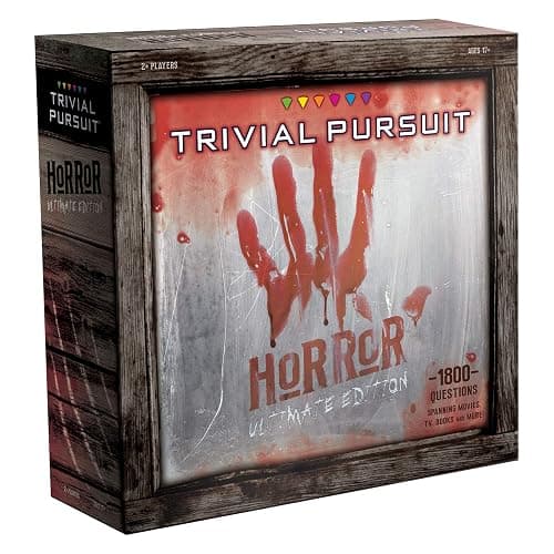 Trivial Pursuit Horror Ultimate Edition | Horror Trivia Game Featuring 1800 Questions from Classic Horror Films & Books | Collectible Trivia Board Game for Fans of Horror Movies - Image 1