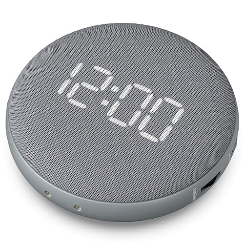 REACHER Super Loud Alarm Clock for Heavy Sleepers Adults Teens, Vibrating Alarm Clock Bed Shaker Under Pillow, Rechargeable Battery Powered for Travel, Auto-Dim, Portable - Image 1