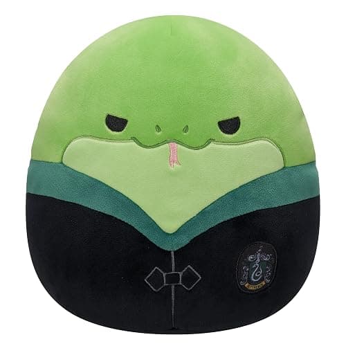 Squishmallows Original “Harry Potter” 10-Inch Slytherin Snake in Hogwarts Robe Plush - Ultrasoft Official Jazwares Plush (Medium-Sized) - Slytherin Snake Hogwarts Robe - Image 1