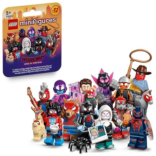 LEGO Minifigures Spider-Man: Across the Spider-Verse - Get 1 of 12 Collectible Toys with Accessories - Gift for 5+ Year Old Boys & Girls - Mystery Box - 71050 - Image 1