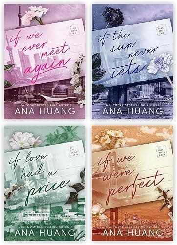 By Ana Huang (If Love) 4 Books Collection set: If We Ever Meet Again, If the Sun Never Sets, If Love Had A Price & If We Were Perfect - Image 1