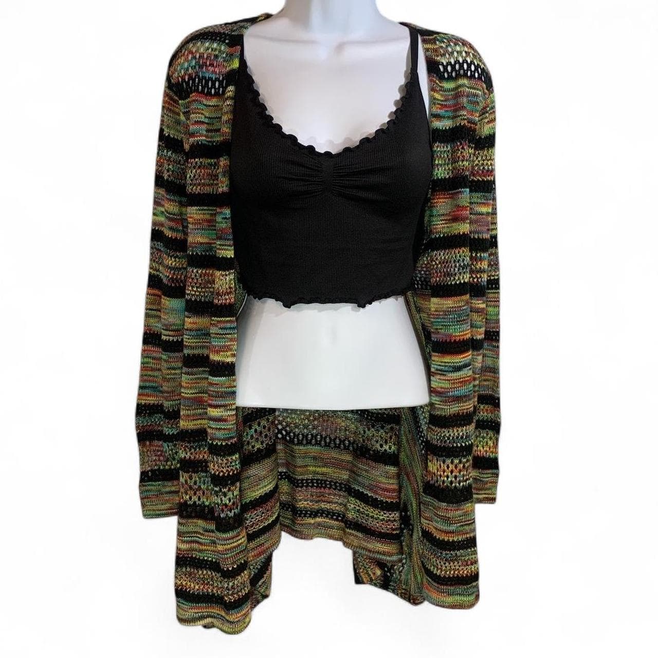 🩵🌟SALE
JOHN PAUL RICHARD Lightweight Openwork Knit... - Image 1