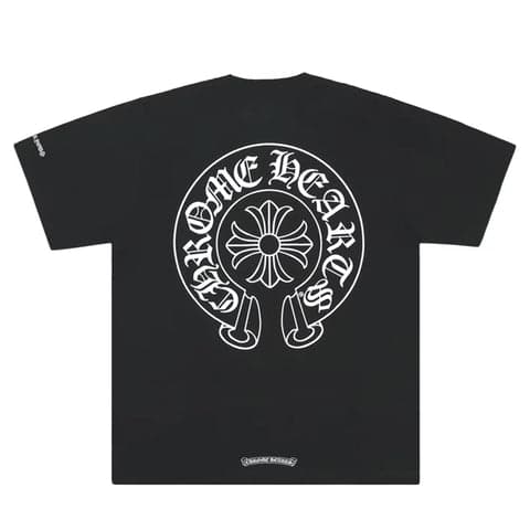 Chrome Hearts Horseshoe Logo Pocket Tee – Black - Chrome Hearts - Image 1