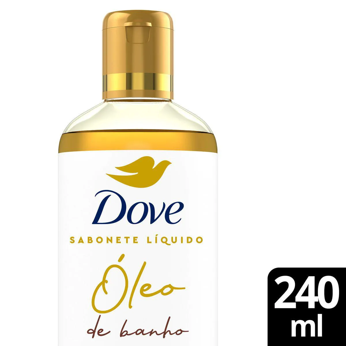 Sabonete Líquido Dove Óleo de Banho Glicerinado 240ml - Image 1