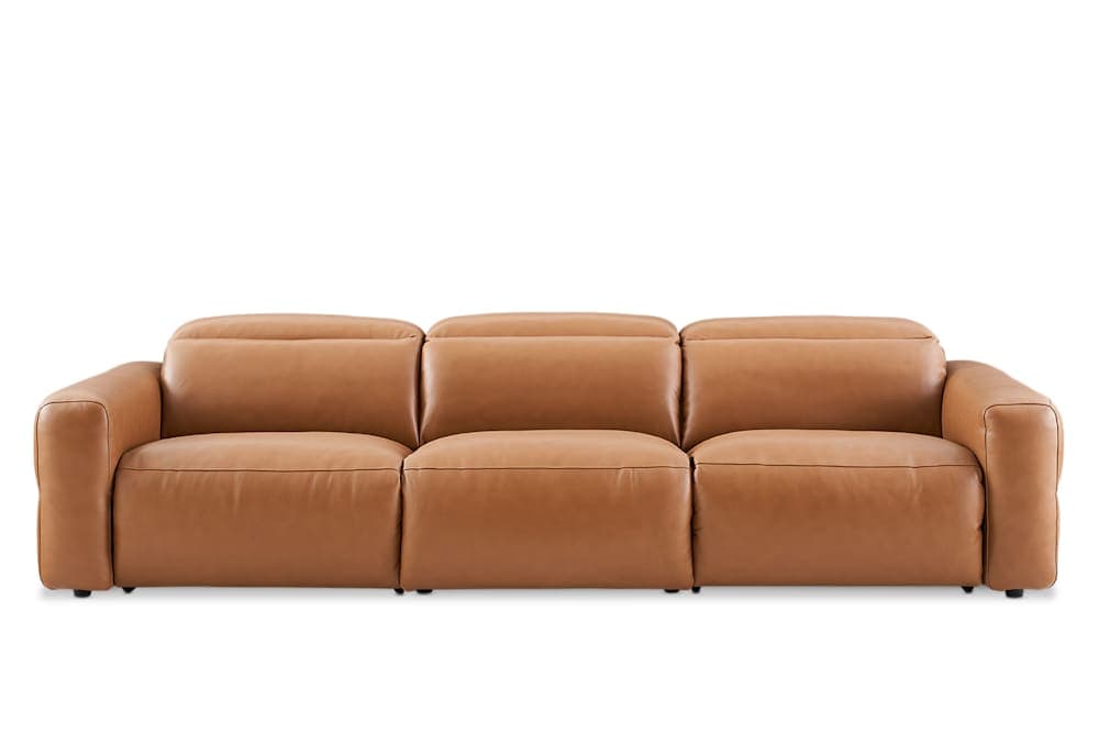 Jaron Leather Recliner Sofa