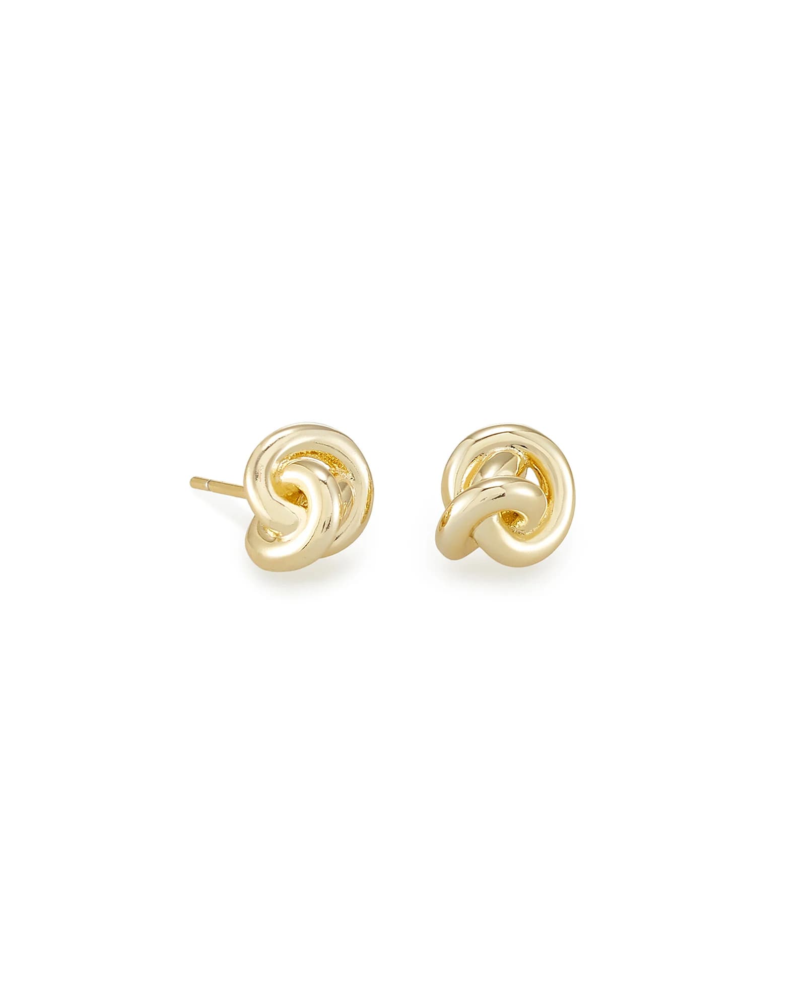 Presleigh Love Knot Stud Earrings in Gold - Image 1