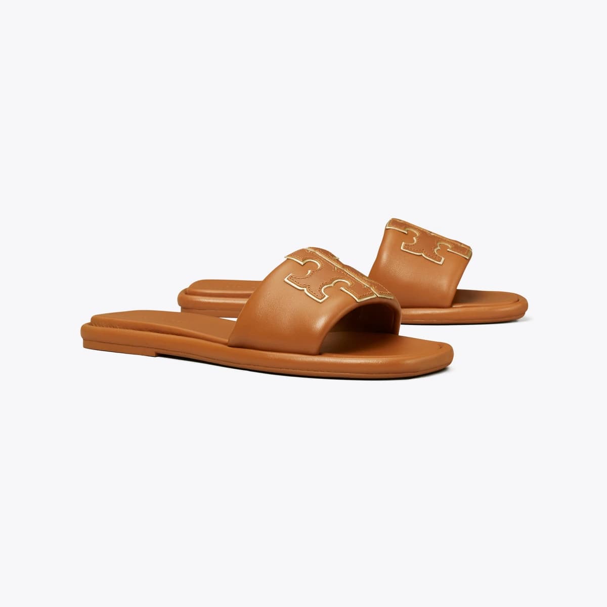 Double T Sport Slide in brown, size 10 - Image 1