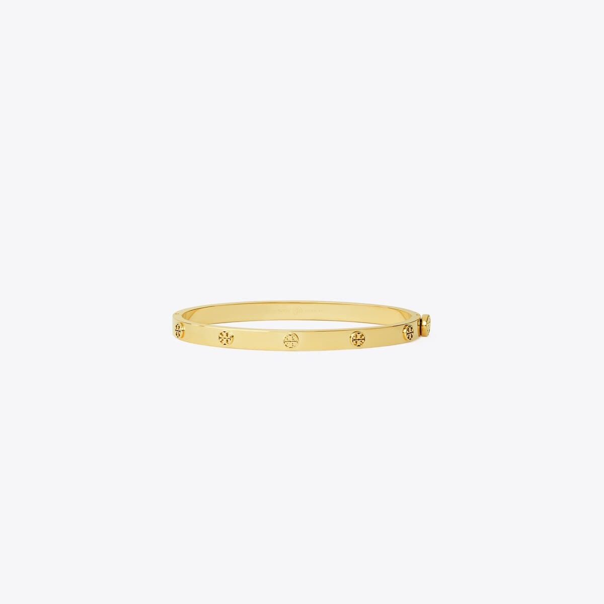 Miller Stud Hinge Bracelet, 5MM in yellow, size L - Image 1