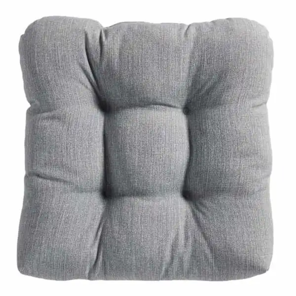Tahiti Silver Outdoor Wicker Seat Cushion - Image 1