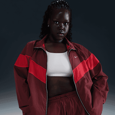 Nike Windrunner Women's Loose UV Woven Full-Zip Jacket (Plus Size) - Image 1