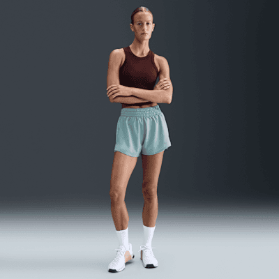 Nike One Women's Dri-FIT High-Waisted 3" 2-in-1 Shorts - Image 1