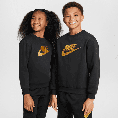 Nike Sportswear Club Fleece Big Kids' Crew-Neck Sweatshirt - Image 1