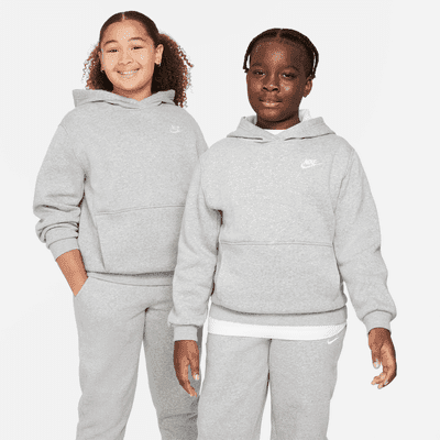 Nike Sportswear Club Fleece Older Kids' Pullover Hoodie (Extended Size) - Image 1