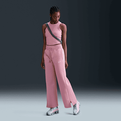 Nike Sportswear Phoenix Fleece Women's High-Waisted Wide-Leg Sweatpants - Image 1
