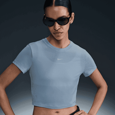 Nike Sportswear Chill Knit Women's Cropped T-Shirt - Image 1