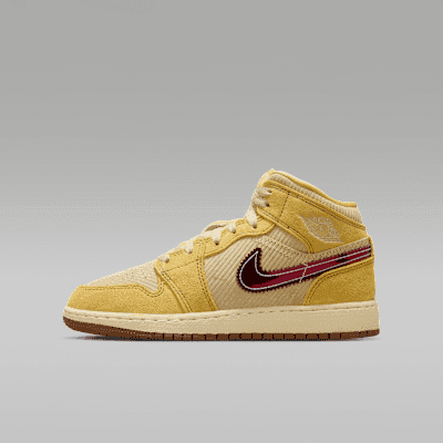 Air Jordan 1 Mid SE Big Kids' Shoes - Image 1