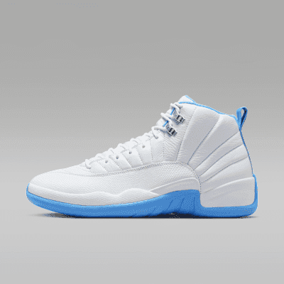 Air Jordan 12 Retro "White and University Blue" Men's Shoes - Image 1